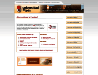 economicas.unileon.es screenshot