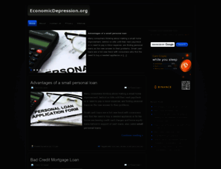 economicdepression.org screenshot