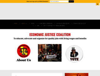 economicjusticecoalition.org screenshot