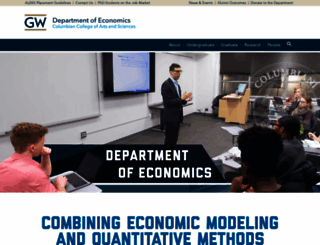 economics.columbian.gwu.edu screenshot