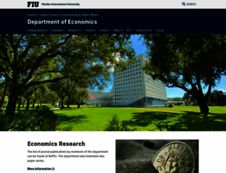 economics.fiu.edu screenshot