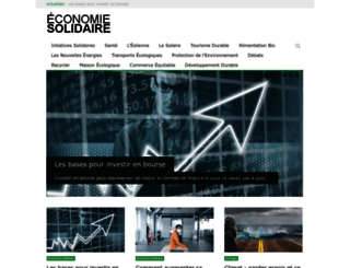 economiesolidaire.com screenshot