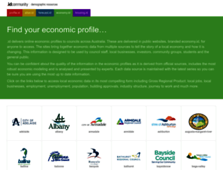 economy.id.com.au screenshot