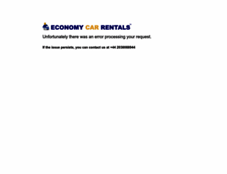 economycarrentals.com screenshot