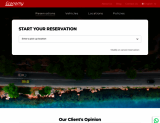 economyrentacar.com screenshot