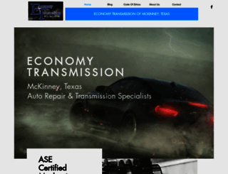 economytransmissionofmckinney.com screenshot