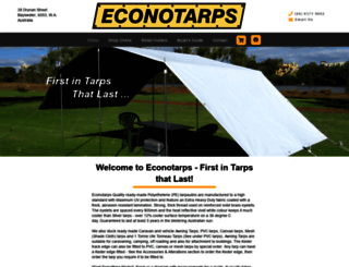econotarps.com.au screenshot