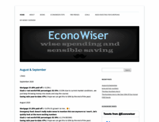 econowiser.wordpress.com screenshot