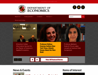 econweb.umd.edu screenshot