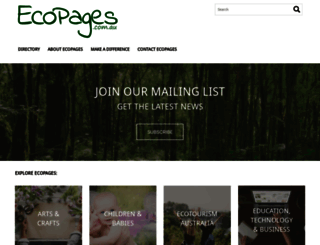 ecopages.com.au screenshot