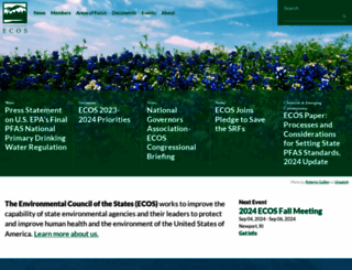ecos.org screenshot