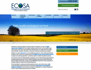 ecosa.co.uk screenshot