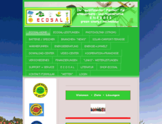 ecosal.de screenshot