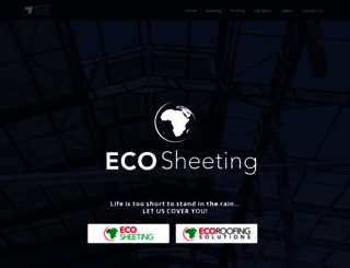 ecosheeting.co.za screenshot
