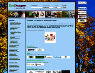 ecoshopper.de screenshot
