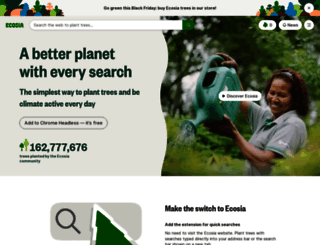 ecosia.com screenshot
