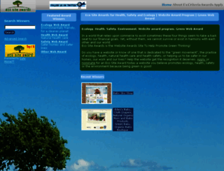 ecositeawards.com screenshot