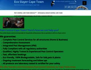 ecoslayercapetown.co.za screenshot
