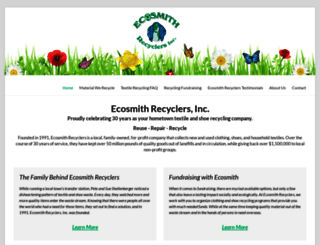 ecosmithrecyclers.com screenshot