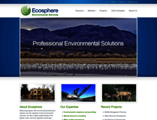 ecosphere-services.com screenshot