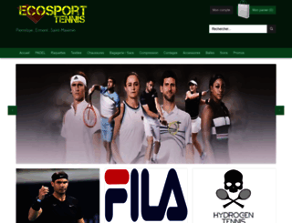 ecosport-tennis.fr screenshot