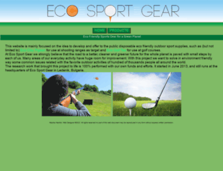 ecosportgear.com screenshot