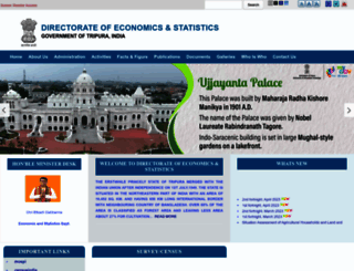 ecostat.tripura.gov.in screenshot