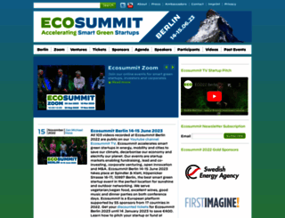 ecosummit.net screenshot
