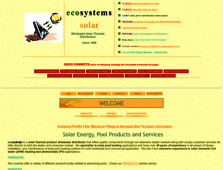 ecosystemssolar.com screenshot