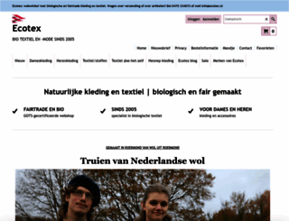 ecotex.nl screenshot