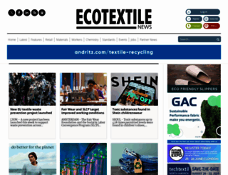 ecotextile.com screenshot