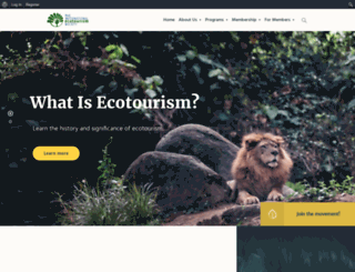 ecotourismconference.org screenshot