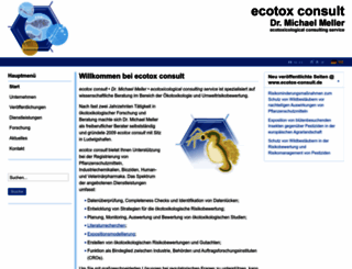 ecotox-consult.de screenshot