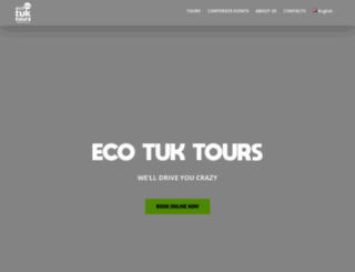 ecotuktours.com screenshot