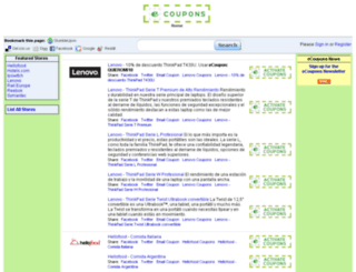 ecoupons.com.mx screenshot