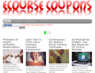 ecoursecodes.com screenshot