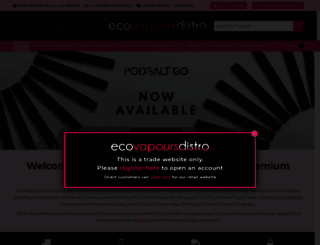 ecovapoursdistro.co.uk screenshot