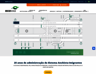 ecovias.com.br screenshot
