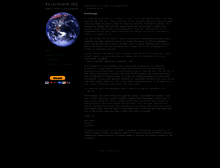 ecovisions.org screenshot