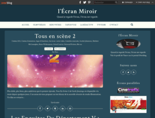 ecran-miroir.fr screenshot