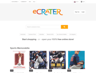 ecrater.co.uk screenshot