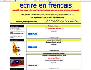 ecrire-en-francais.cd.st screenshot