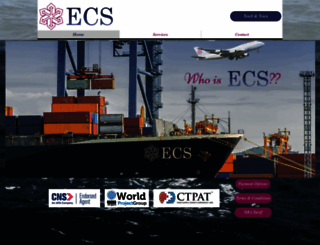 ecs-shipping.com screenshot