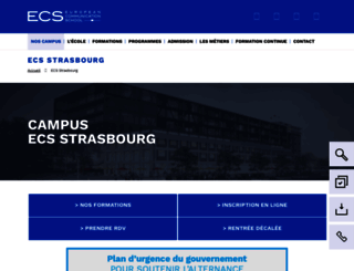 ecs-strasbourg.com screenshot