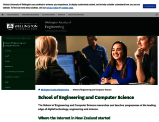 ecs.victoria.ac.nz screenshot