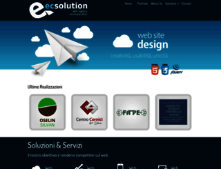 ecsolution.it screenshot