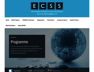 ecss.iafor.org screenshot