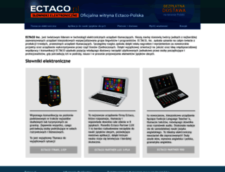 ectaco.pl screenshot