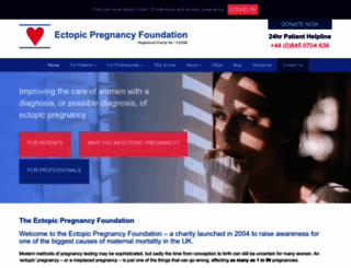 ectopicpregnancy.co.uk screenshot