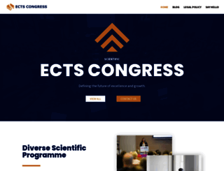 ectscongress.org screenshot